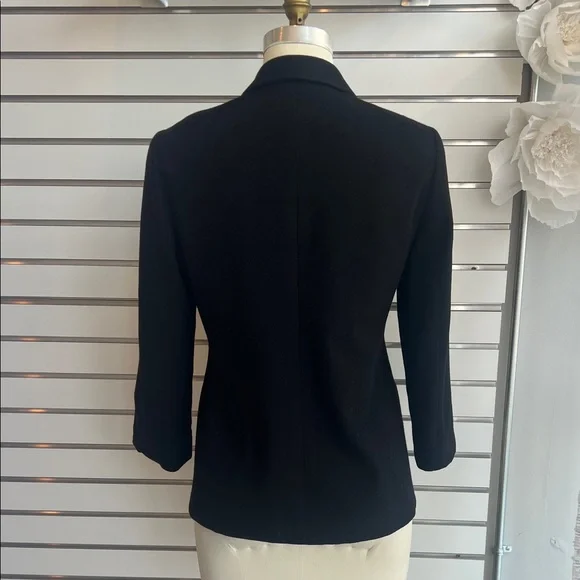 Giorgio Armani Elegant Cashmere Black Blazer - Women’s Size 10 - Picture 5 of 15